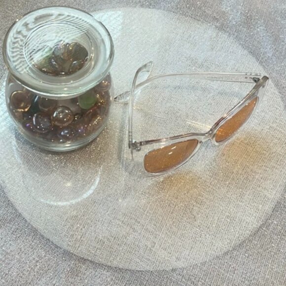 BRAND NEW Bowtie Retro Vintage Cat Style Sunglasses 148 MM / UV 400 NWOT - Picture 4 of 7